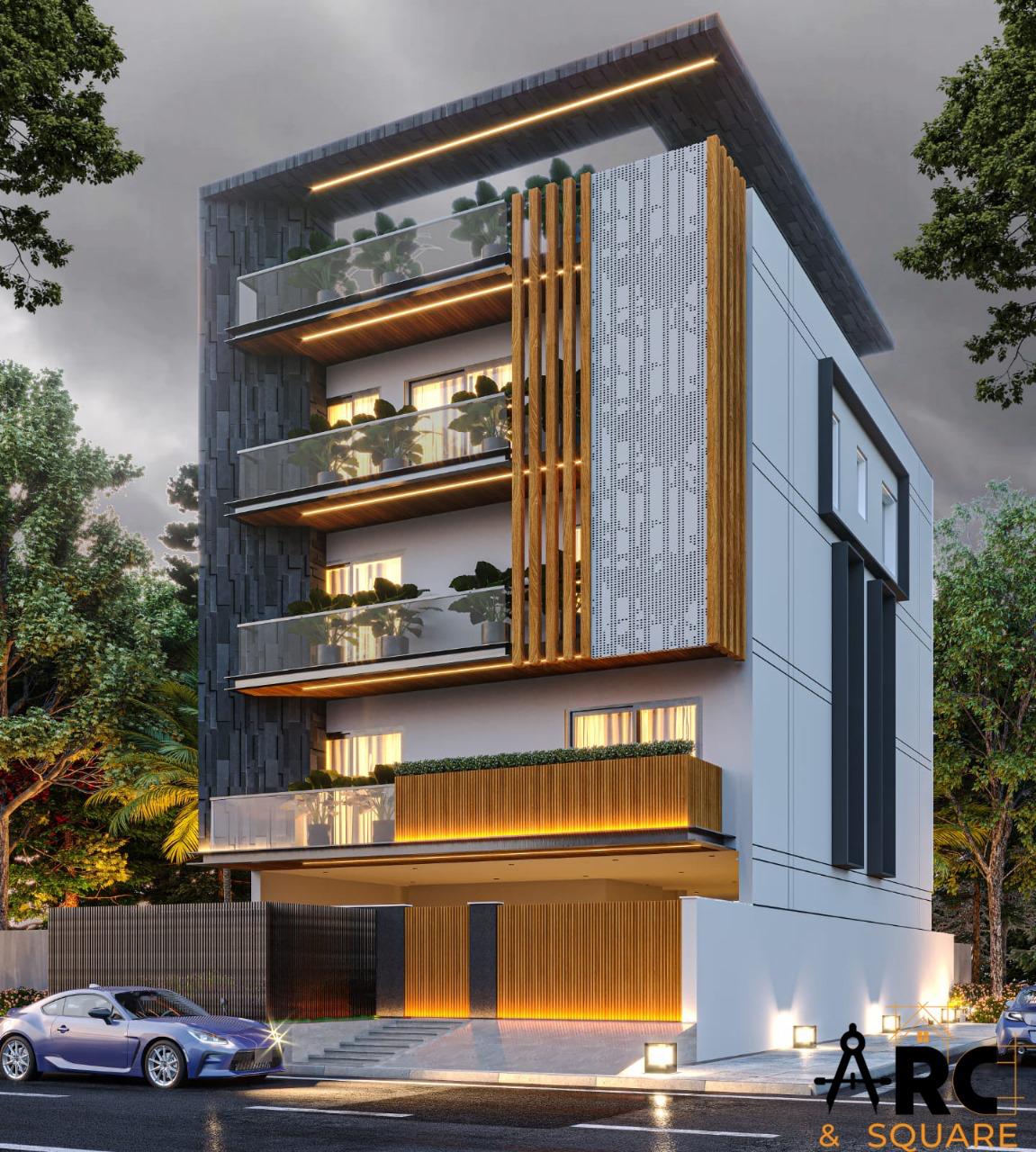 Arc and Square Design